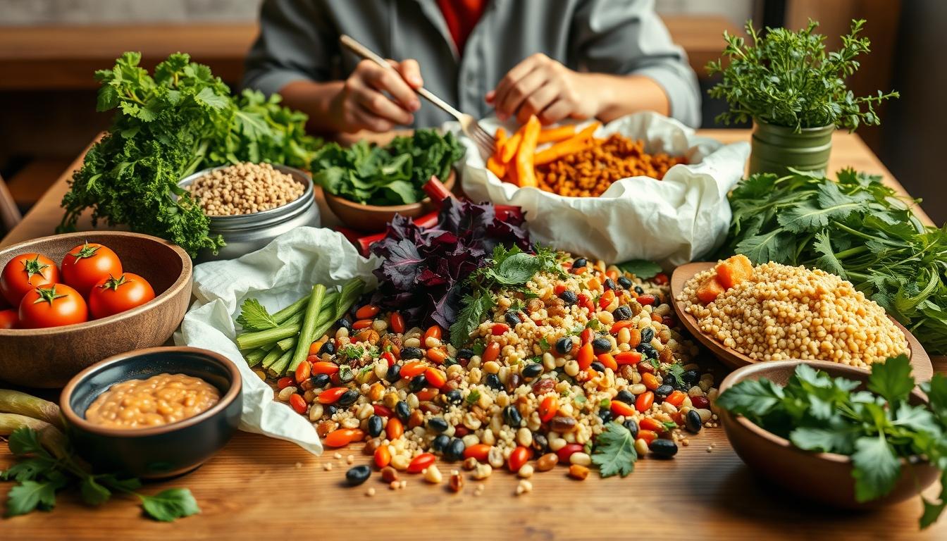 Fresh seasonal cooking dish