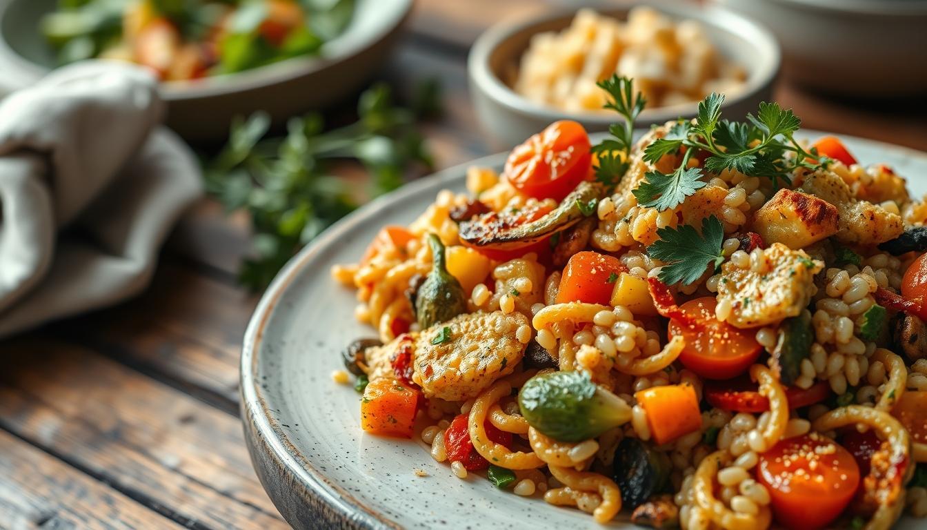 Healthy home cooking bowl