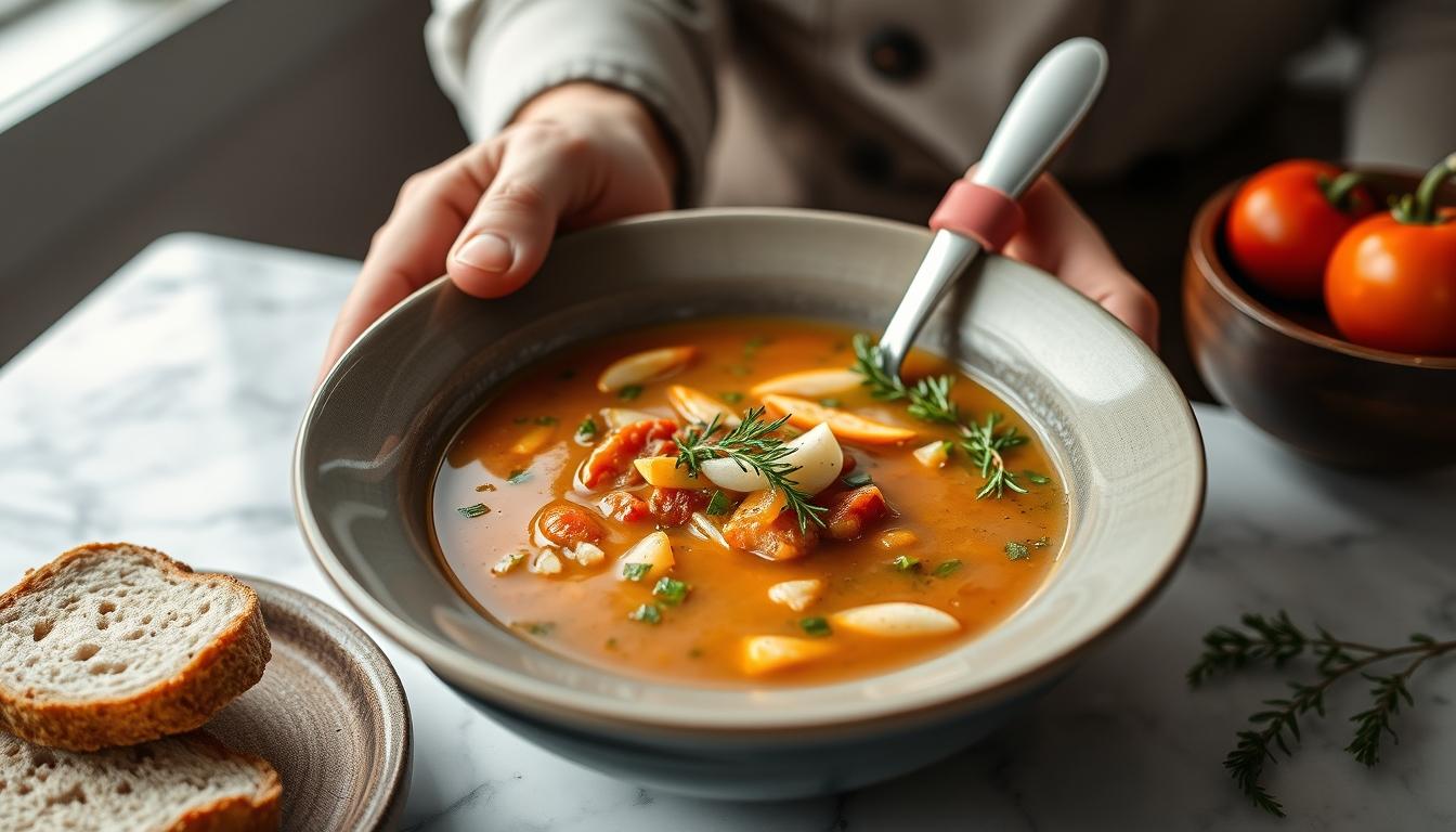 Seasonal meal prepared in a home kitchen